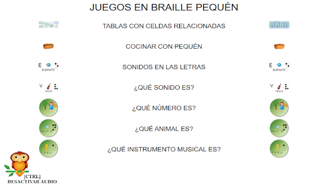 practica de juegos en braille integral